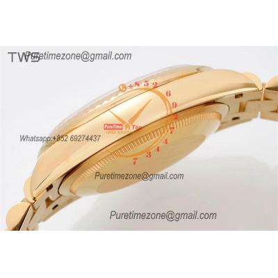 DayDate 36 128238 A2836 Automatic Womens Watch Best Edition TWSF YG White Roman Dial President Bracelet CHS