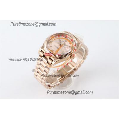 DayDate 40 228235 A2836 Automatic Mens Watch Best Edition TWSF RG Gold Roman Dial President Bracelet CHS