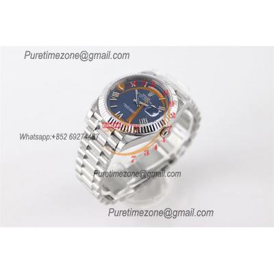 DayDate 40 228236 A2836 Automatic Mens Watch Best Edition TWSF Blue Roman Dial President Bracelet CHS