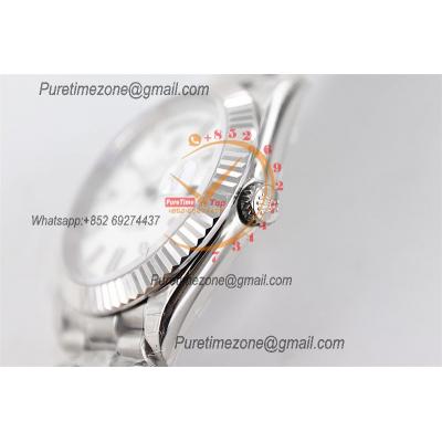 DayDate 40 228236 A2836 Automatic Mens Watch Best Edition TWSF Silver Diamonds Dial President Bracelet CHS