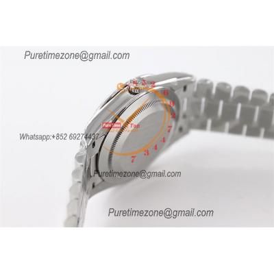 DayDate 40 228236 A2836 Automatic Mens Watch Best Edition TWSF Silver Diamonds Dial President Bracelet CHS