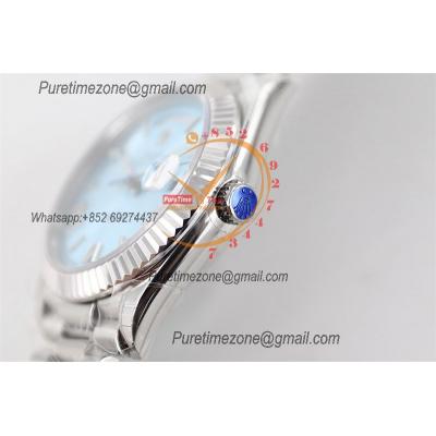 DayDate 40 228236 A2836 Automatic Mens Watch Best Edition TWSF ICE Blue Roman Dial President Bracelet CHS