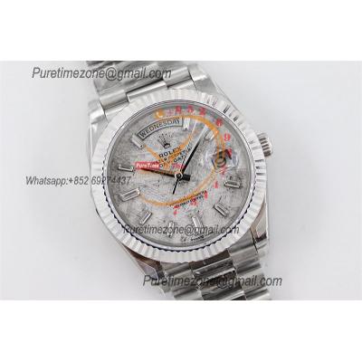 DayDate 40 228236 A2836 Automatic Mens Watch Best Edition TWSF Meteorite Diamond Dial President Bracelet CHS