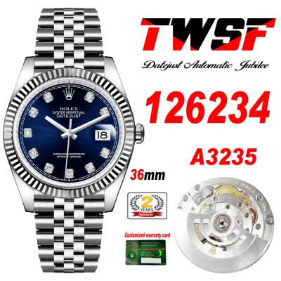 Datejust 36 126234 A3235 Automatic Mens Watch Best...