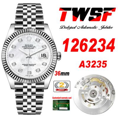 Datejust 36 126234 A3235 Automatic Mens Watch Best...