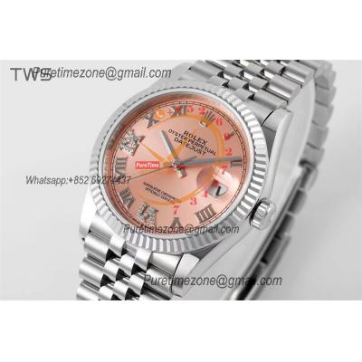 Datejust 36 126234 A3235 Automatic Mens Watch Best Edition TWSF Pink Roman Dial Jibilee Bracelet CHS