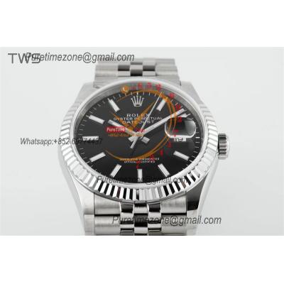 Datejust 36 126234 A3235 Automatic Mens Watch Best Edition TWSF Black Stick Dial Jibilee Bracelet CHS