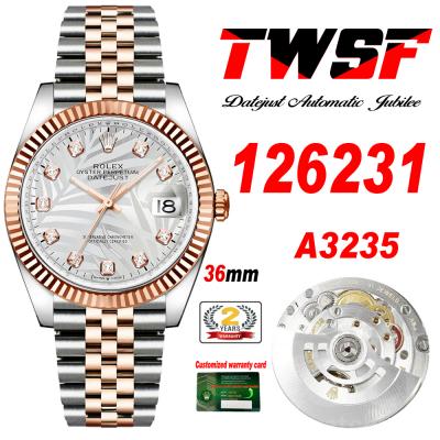 Datejust 36 126231 A3235 Auto Mens Watch Best Edit...