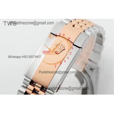 Datejust 36 126231 A3235 Auto Mens Watch Best Edition TWSF Two Tone RG Silver Palm Motif Diamond Dial Jibilee Bracelet