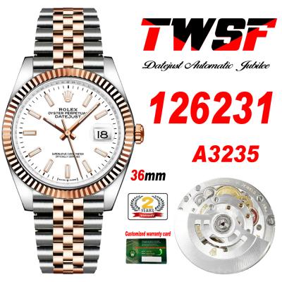 Datejust 36 126231 A3235 Automatic Mens Watch Best...