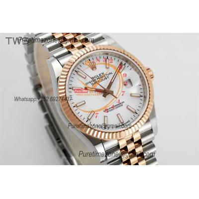 Datejust 36 126231 A3235 Automatic Mens Watch Best Edition TWSF Two Tone RG Whtie Stick Dial Jibilee Bracelet CHS