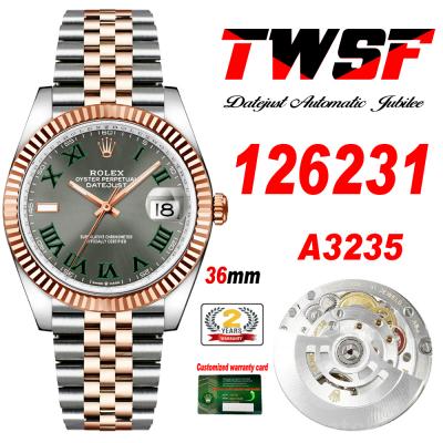 Datejust 36 126231 A3235 Auto Mens Watch Best Edit...