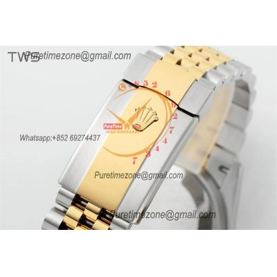 Datejust 36 126203 A3235 Auto Mens Watch Best Edition TWSF Two Tone YG Slate Grey Wimbledon Roman Dial Jibilee Bracelet