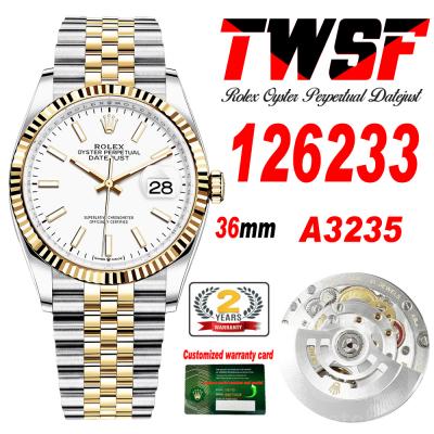 Datejust 36 126233 A3235 Automatic Mens Watch Best...