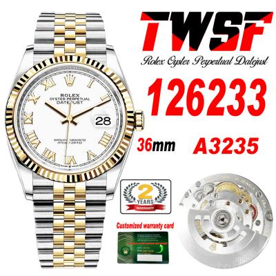 Datejust 36 126233 A3235 Automatic Mens Watch Best...