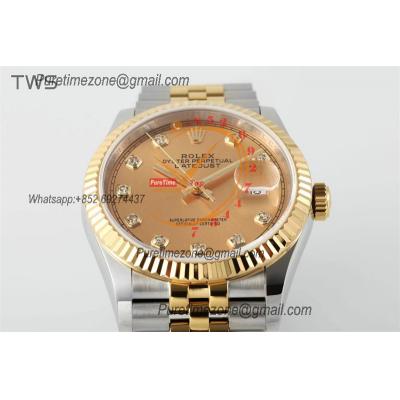 Datejust 36 126233 A3235 Automatic Mens Watch Best Edition TWSF Two Tone YG Champagne Diamonds Dial Jibilee Bracelet CH