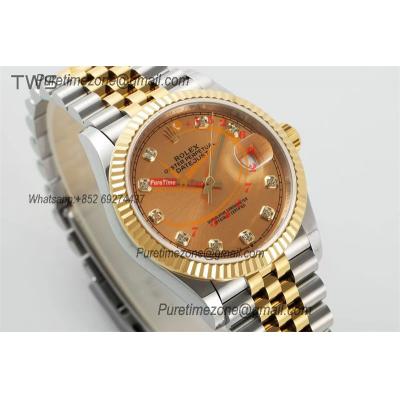 Datejust 36 126233 A3235 Automatic Mens Watch Best Edition TWSF Two Tone YG Champagne Diamonds Dial Jibilee Bracelet CH