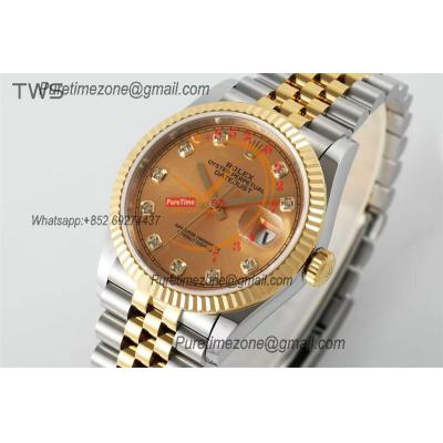 Datejust 36 126233 A3235 Automatic Mens Watch Best Edition TWSF Two Tone YG Champagne Diamonds Dial Jibilee Bracelet CH