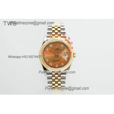 Datejust 36 126233 A3235 Automatic Mens Watch Best Edition TWSF Two Tone YG Champagne Diamonds Dial Jibilee Bracelet CH