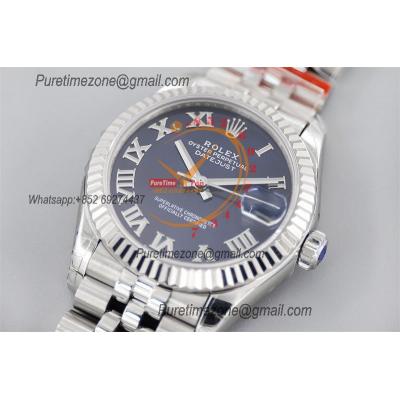 Datejust 31 278274 A2824 Auto Womens Watch Best Edition TWSF Purple Roman Dial Jibilee Bracelet Ladies