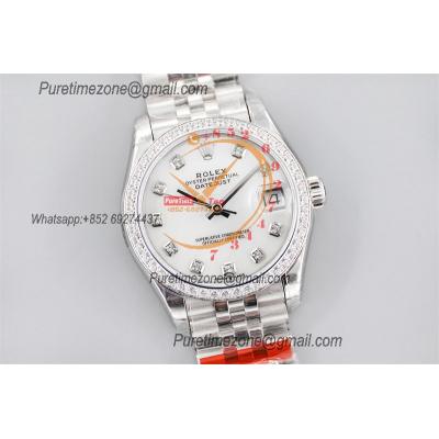 Datejust 31 278384 A2824 Auto Womens Watch Best Edition TWSF Diamonds Bezel MOP Dial Jibilee Bracelet Ladies