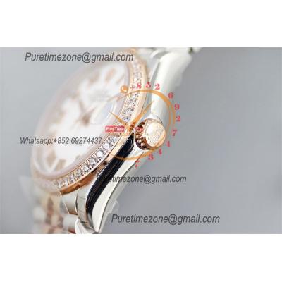 Datejust 31 278381 A2824 Auto Womens Watch Best Edition TWSF Two Tone RG Diamond Bezel MOP Dial Jibilee Bracelet Ladies