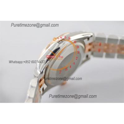 Datejust 31 278381 A2824 Auto Womens Watch Best Edition TWSF Two Tone RG Diamond Bezel MOP Dial Jibilee Bracelet Ladies