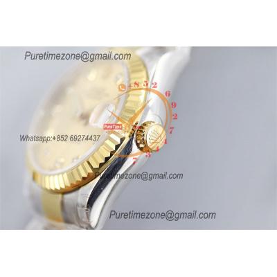 Datejust 31 278273 A2824 Auto Womens Watch Best Edition TWSF Two Tone YG Gold Diamonds Dial Jibilee Bracelet Ladies