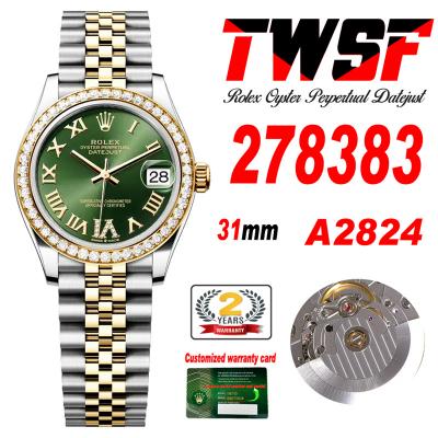 Datejust 31 278383 A2824 Auto Womens Watch Best Ed...