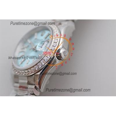 Datejust 28 279136 NH05 Automatic Womens Watch Best Edition TWSF Diamonds Bezel Ice Blue Dial Jibilee Bracelet Ladies