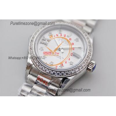 Datejust 28 279136 NH05 Automatic Womens Watch Best Edition TWS Diamonds Bezel Silver Star Dial Jibilee Bracelet Ladies