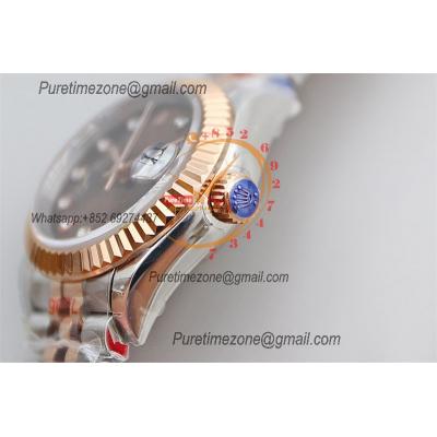 Datejust 28 271971 NH05 Automatic Womens Watch Best Edition TWS Two Tone RG Brown Diamonds Dial Jibilee Bracelet Ladies