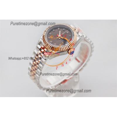 Datejust 28 271971 NH05 Automatic Womens Watch Best Edition TWS Two Tone RG Brown Diamonds Dial Jibilee Bracelet Ladies