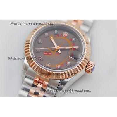 Datejust 28 271971 NH05 Automatic Womens Watch Best Edition TWS Two Tone RG Brown Diamonds Dial Jibilee Bracelet Ladies