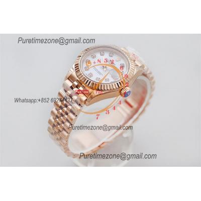 Datejust 28 279175 NH05 Automatic Womens Watch Best Edition TWSF RG MOP Diamonds Dial Jibilee Bracelet Ladies