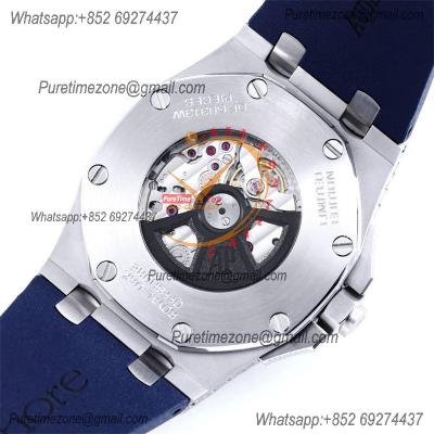 Royal Oak Offshore 15600 Music Edition A4309 Automatic Mens Watch Best Edition ZF Steel Case Blue Dial Rubber Strap CHS