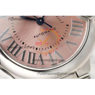 Ballon Bleu W6920041 36 NH05 Automatic Womens Watch Best Edition AF Pink Roman Dial Stainless Steel Bracelet