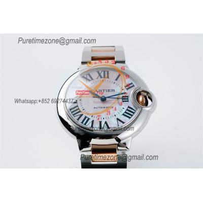 Ballon Bleu W6920070 Cal.076 Automatic Womens Watch Best Edition AF 33 Two Tone RG Pink Dial Stainless Steel Bracelet