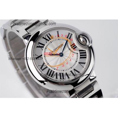 Ballon Bleu W6920084 Cal.076 Automatic Womens Watch Best Edition AF 33mm Silver Dial Stainless Steel Bracelet