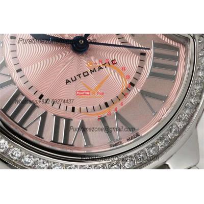 Ballon Bleu W4BB0037 SEIKO NH05A Automatic Womens Watch Best Edition AF 33mm Diamond Bezel Pink Dial  SS Bracelet