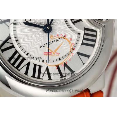 Ballon Bleu WSBB0030 SEIKO NH05A Automatic Womens Watch Best Edition AF 33 Steel Case Silver Dial Orange Leather