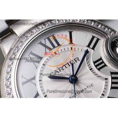 Ballon Bleu WE902065 SEIKO NH05A Automatic Womens Watch Best Edition AF 33 Diamond Bezel Silver Dial SS Bracelet