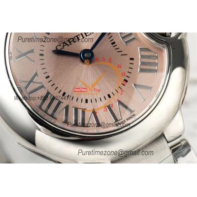 Ballon Bleu W6920038 Ronda Quartz Womens Watch Best Edition AF 28mm  Pink Dial SS Bracelet