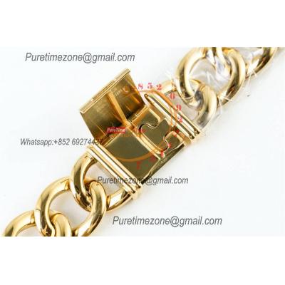 Premiere H3256 Swiss Quartz Womens Watch Best Edition BVF Yellow Gold MOP Dial SS Bracelet Ladies