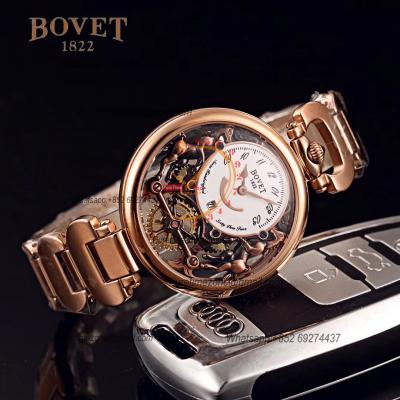 40mm 1822 Tourbillon Amadeo Fleurie Watches Quartz Mens Watch Black Skeleton Dial Yellow Gold Steel Bracelet