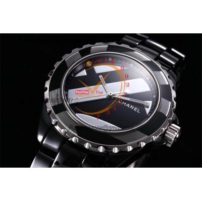 J12 H5581 38mm A2892 Automatic Unisex Watch Best Edition EAST Black Ceramic Stripe Dial  on Bracelet CHS Womens