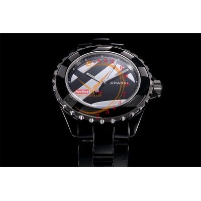 J12 H5581 38mm A2892 Automatic Unisex Watch Best Edition EAST Black Ceramic Stripe Dial  on Bracelet CHS Womens