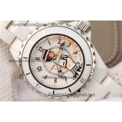 J12 H5241 38mm A2892 Automatic Unisex Watch Best Edition KORF Whimsical Mademoiselle 