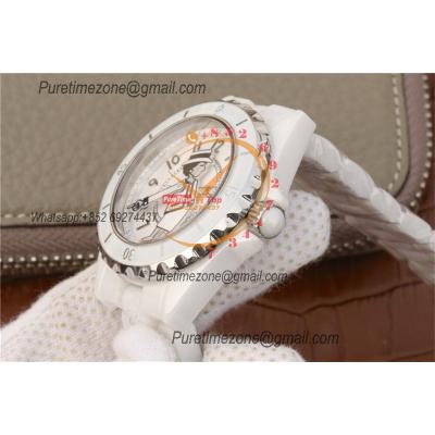 J12 H5241 38mm A2892 Automatic Unisex Watch Best Edition KORF Whimsical Mademoiselle 