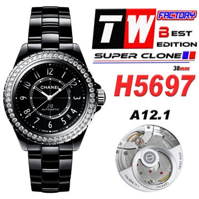 J12 H5697 38mm A12.1 Automatic Unisex Watch Best E...